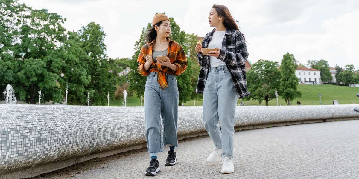 Traditional Japanese garden path used for mindful walking